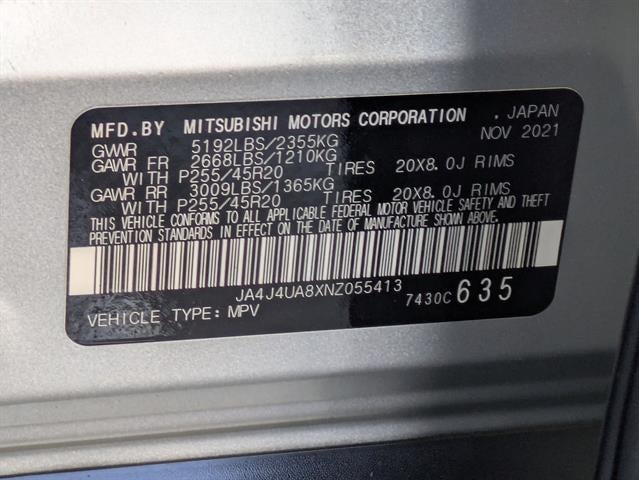 2022 Mitsubishi Outlander SE Launch Edition