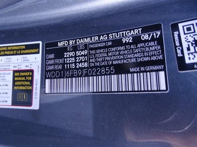 2018 Mercedes-Benz E 400 E 400