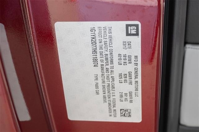 2017 Chevrolet Corvette Stingray Z51 2LT