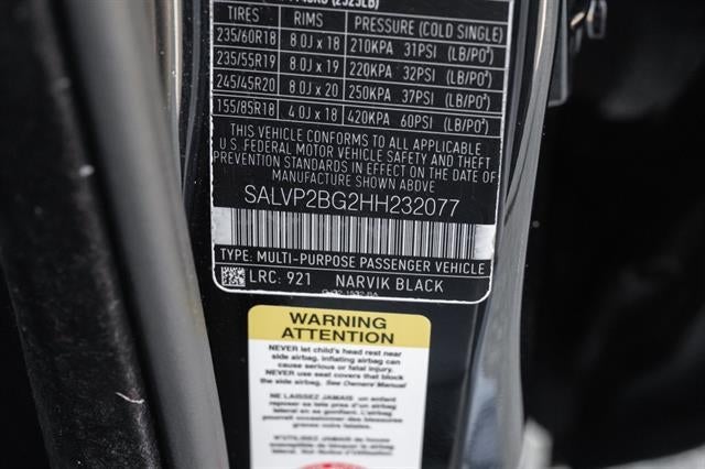 2017 Land Rover Range Rover Evoque SE