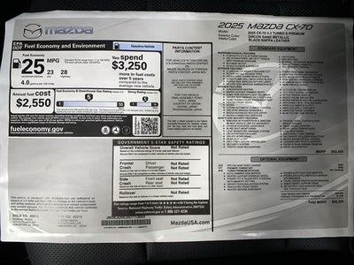 2025 Mazda Mazda CX-70 3.3 Turbo S Premium AWD