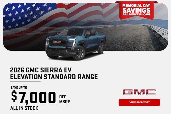 2026 GMC SIERRA EV ELEVATION STANDARD RANGE